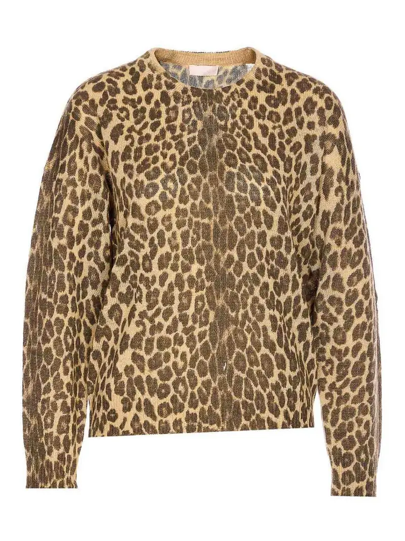 Maglione multicolore Animalier