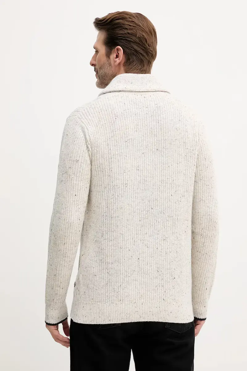 maglione uomo colore beige QF5186.MA13R miniatura 3