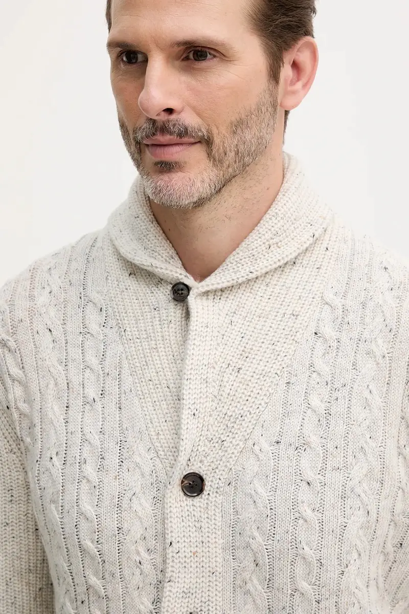 maglione uomo colore beige QF5186.MA13R miniatura 4