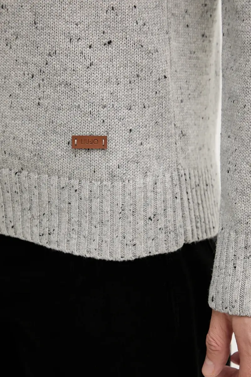 maglione uomo colore grigio QF5184.MA13R miniatura 5