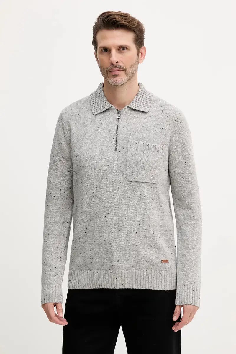 maglione uomo colore grigio QF5184.MA13R