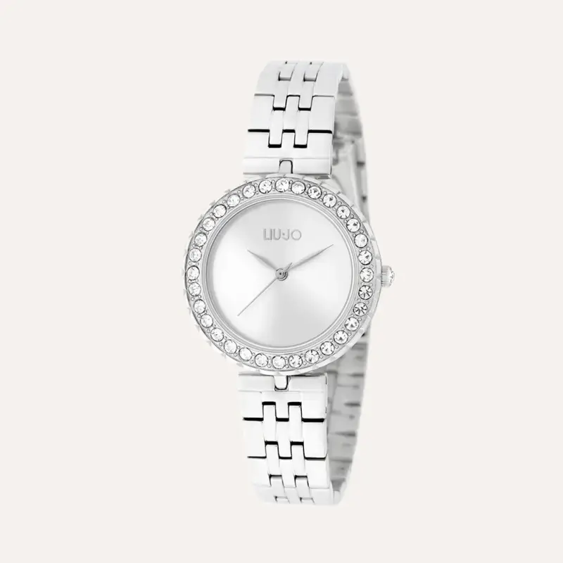 Orologio Donna Liu Jo Crystal Chic quadrante argento TLJ1703