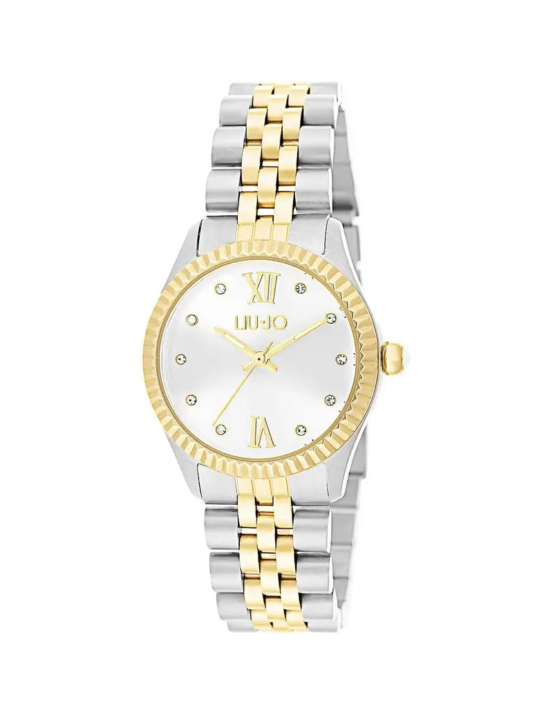 Orologio Liu-Jo LUXURY TINY in Acciaio e Cristalli TLJ1979 Silver Gold