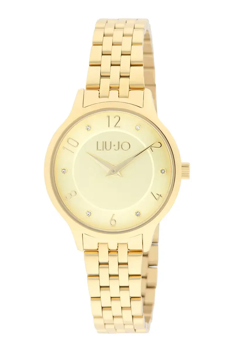 Liu Jo Orologio Oro con Cassa Rotonda e Bracciale Segmentato