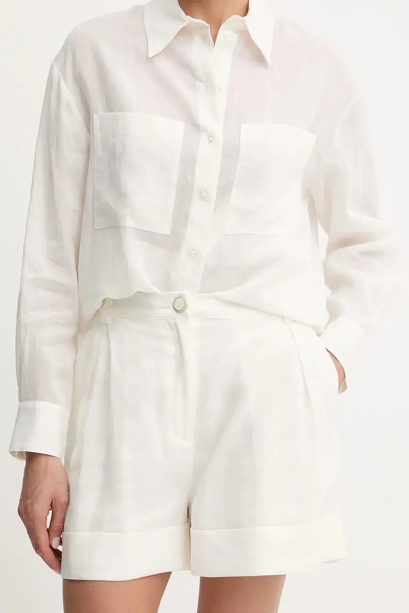 pantaloncini donna colore beige WA5483.T6862