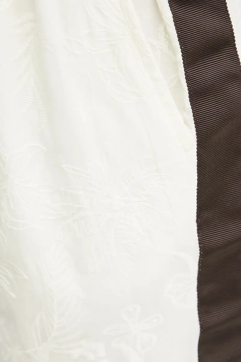 pantaloncini in cotone colore beige TA5160 TS930 miniatura 4