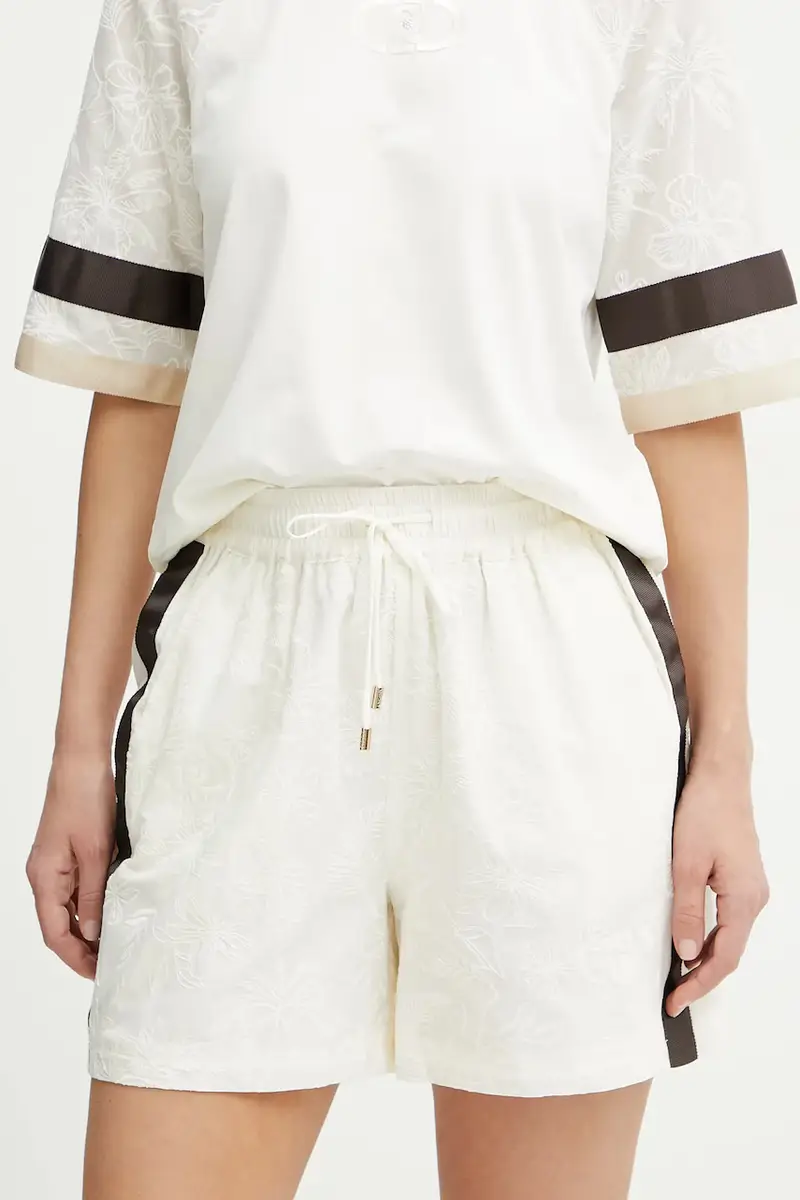 pantaloncini in cotone colore beige TA5160 TS930