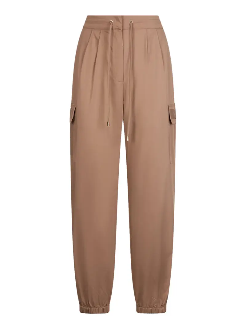 pantalone cargo liu jo da donna - marrone