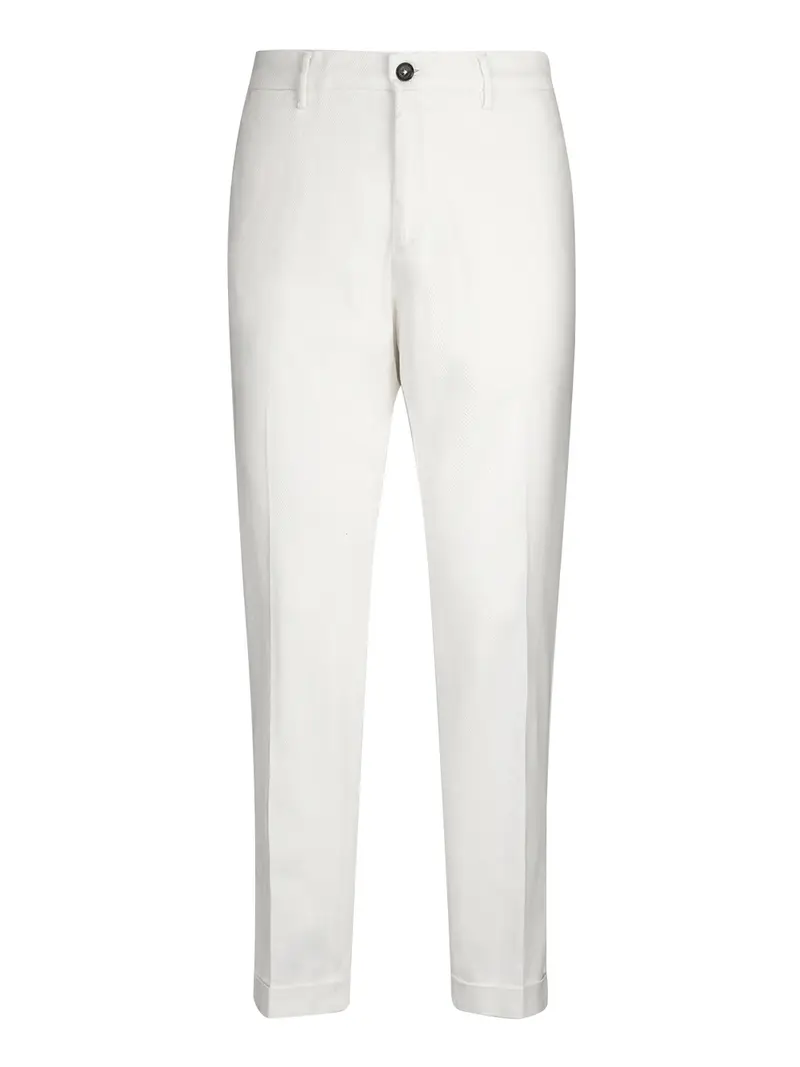 pantalone chino liu jo da uomo - bianco