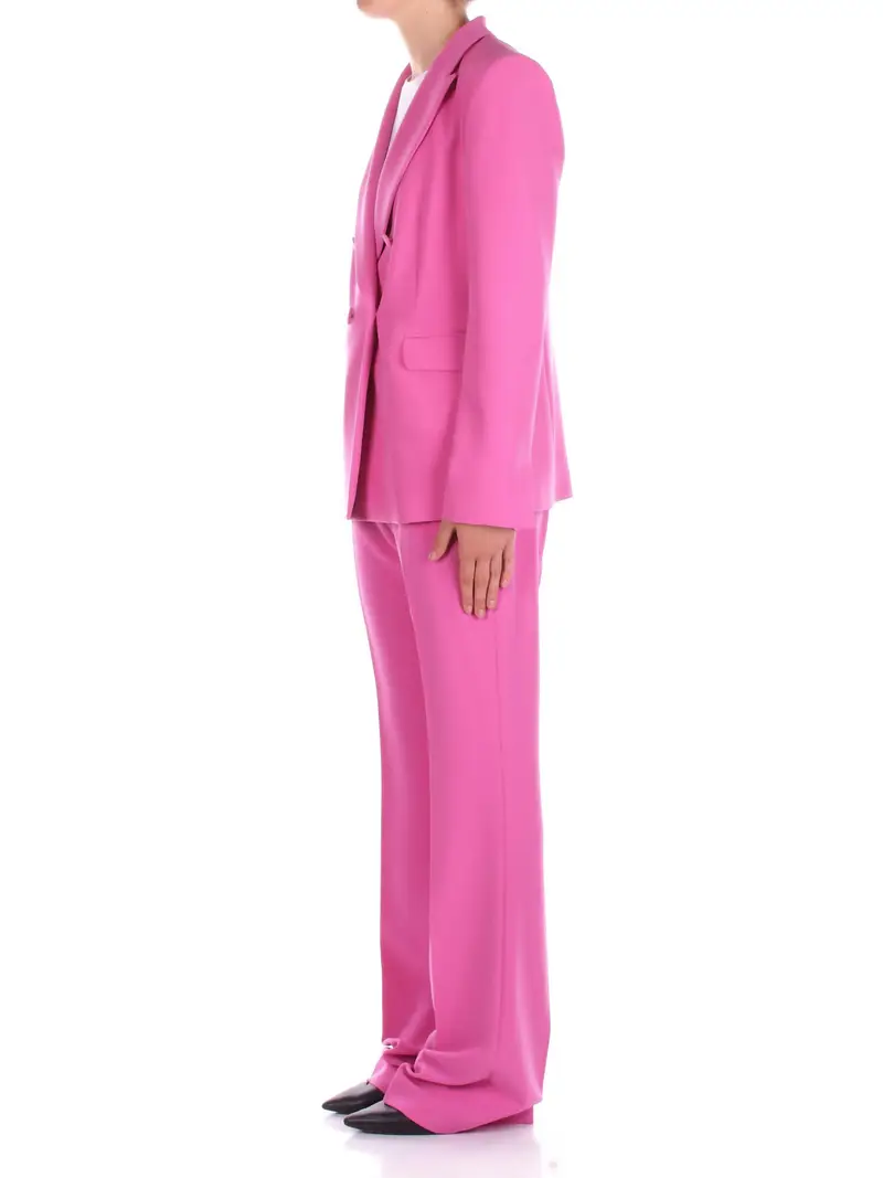 Pantalone Donna LIU JO Pink peony Pantalone fit & flare miniatura 2