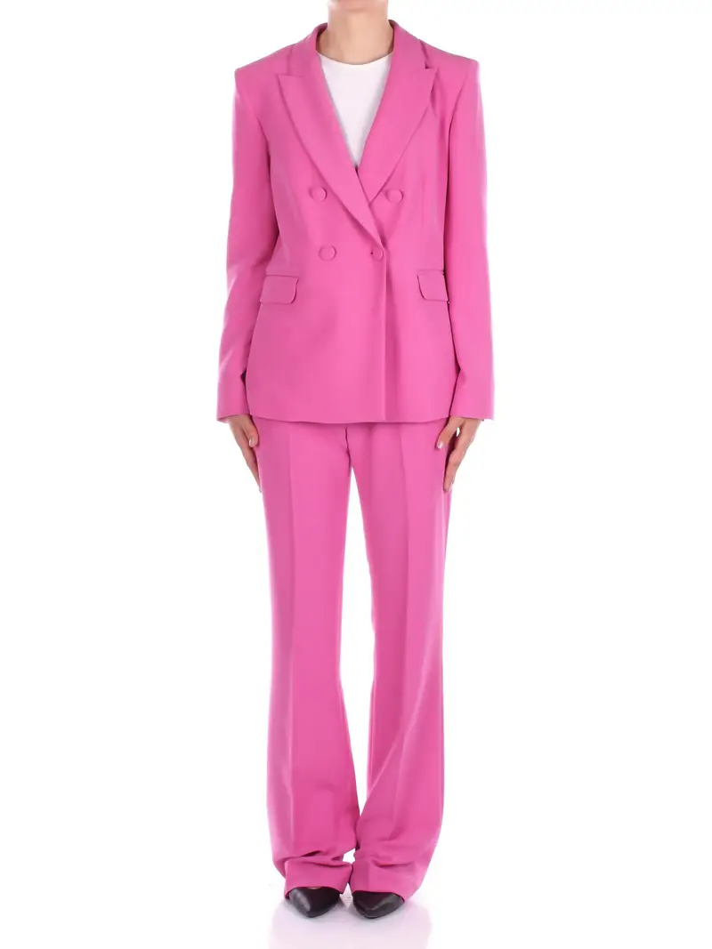 Pantalone Donna LIU JO Pink peony Pantalone fit & flare