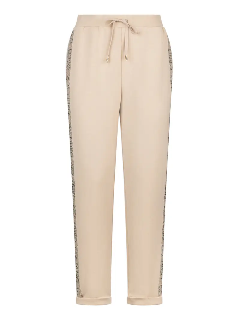 pantalone jogger liu jo da donna - beige