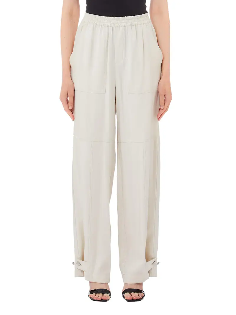 pantalone jogger liu jo da donna - beige