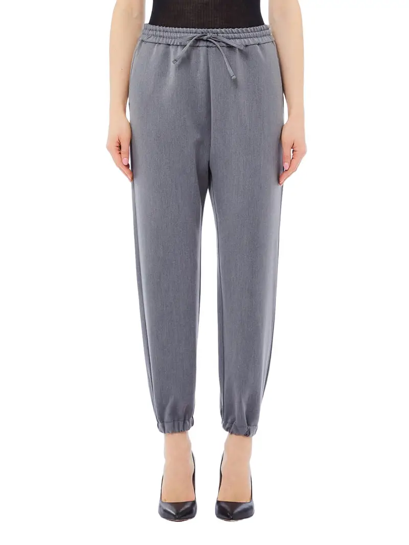 pantalone jogger liu jo da donna - grigio