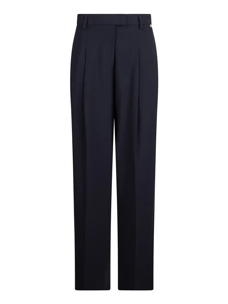 pantalone palazzo liu jo da donna - blu