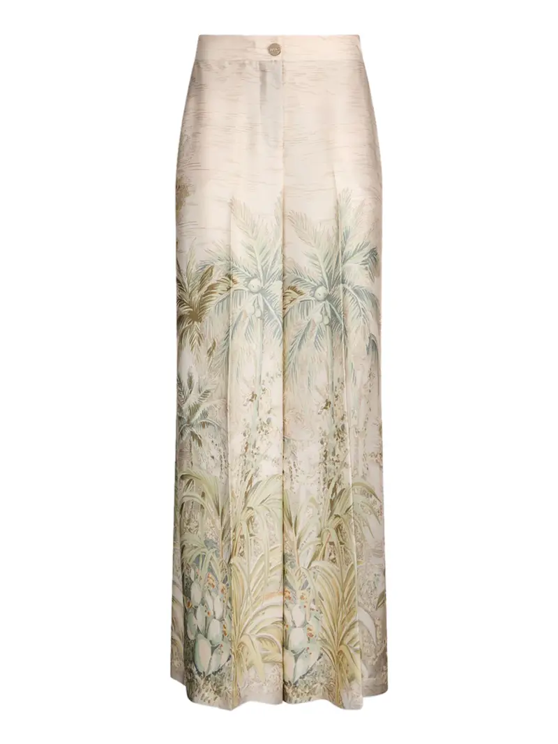 pantalone palazzo liu jo da donna - floreale
