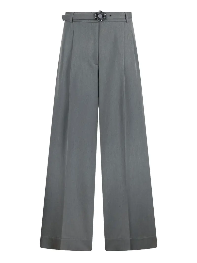 pantalone palazzo liu jo da donna - grigio