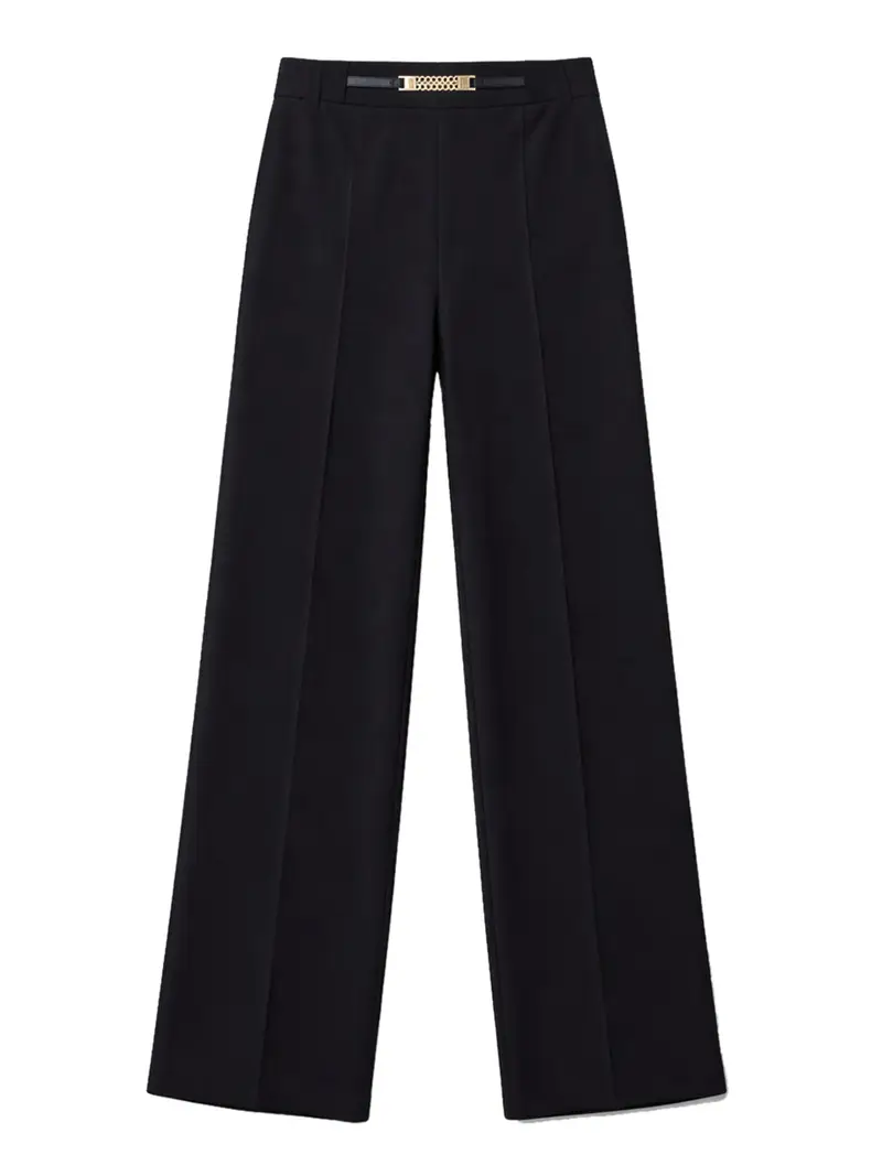 pantalone palazzo liu jo da donna - nero