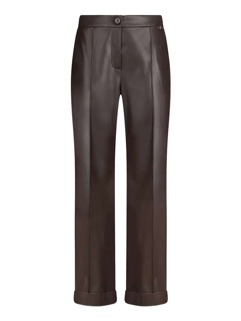 pantalone straight liu jo da donna - marrone