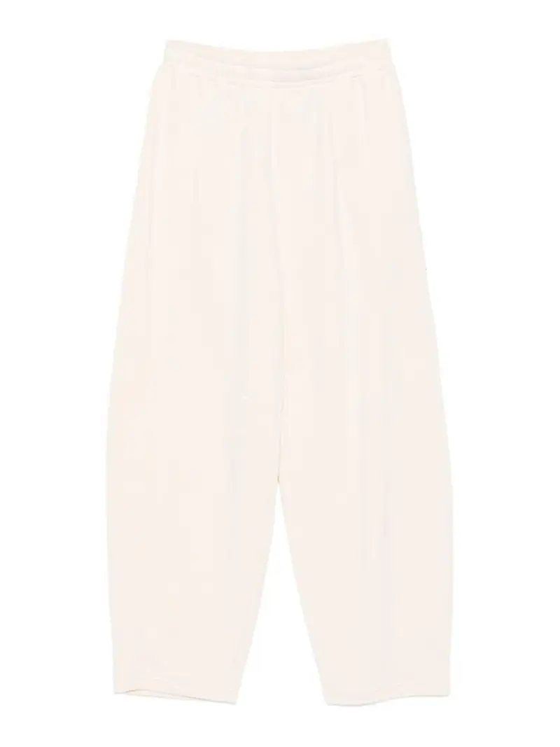 Pantaloni a gamba larga beige chiaro