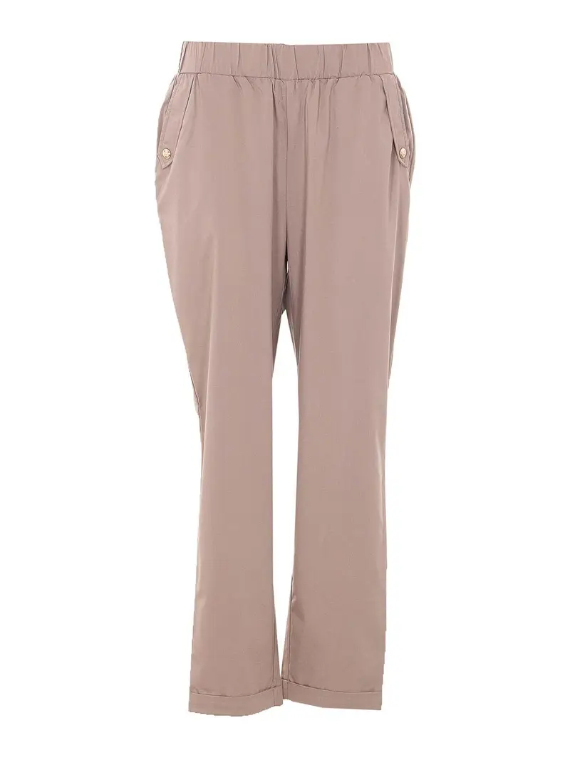 Pantaloni beige mandorla
