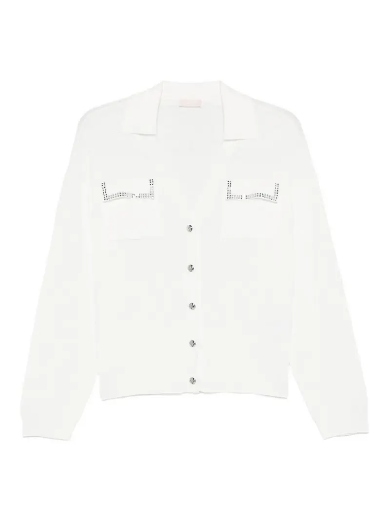 Pantaloni bianchi a gamba larga Bianco