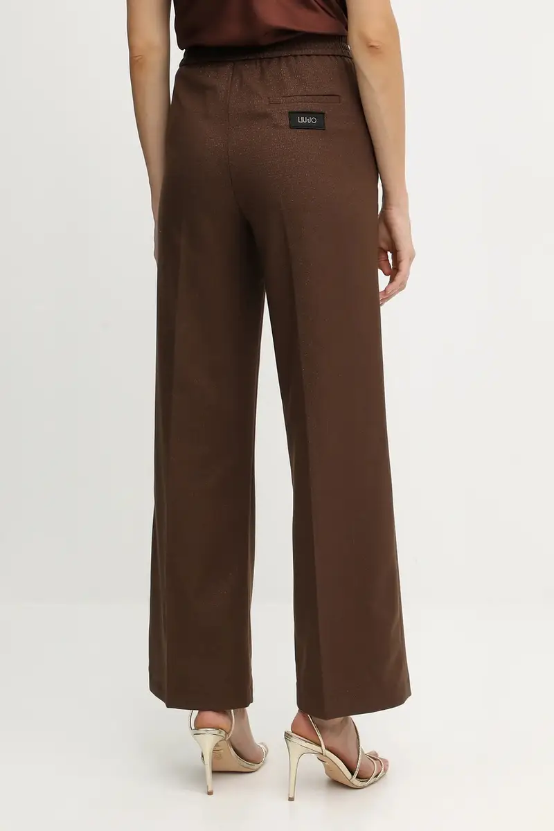 pantaloni donna colore marrone MF5349 T159A miniatura 3