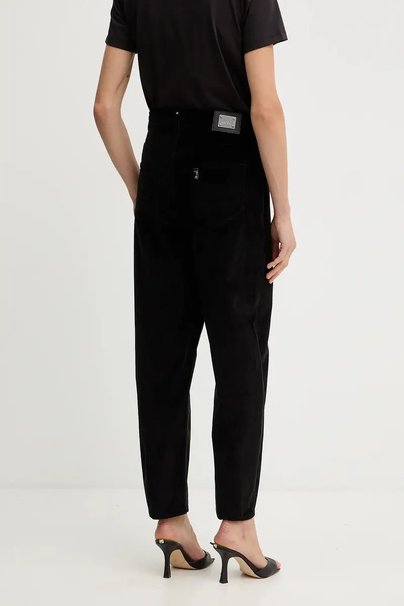 pantaloni donna colore nero MF5332 T195A miniatura 3