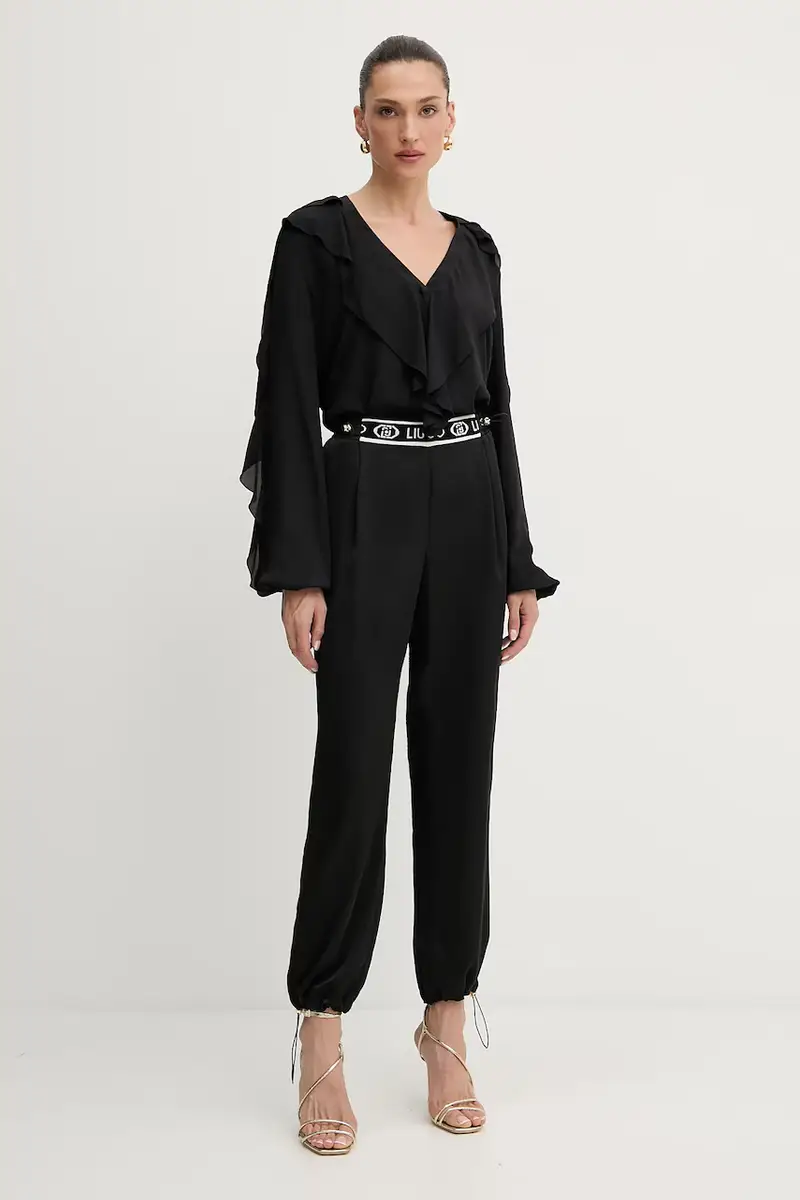 pantaloni donna colore nero TF5192.T004A miniatura 2