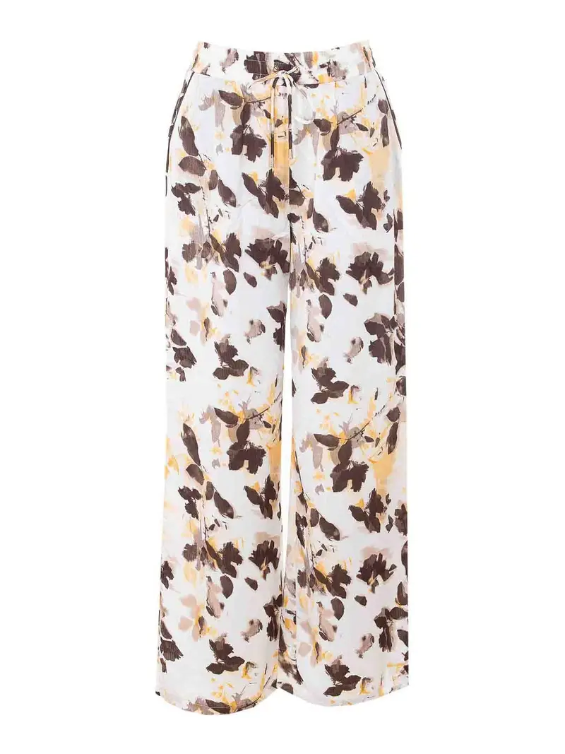 Pantaloni marrone Multicolore