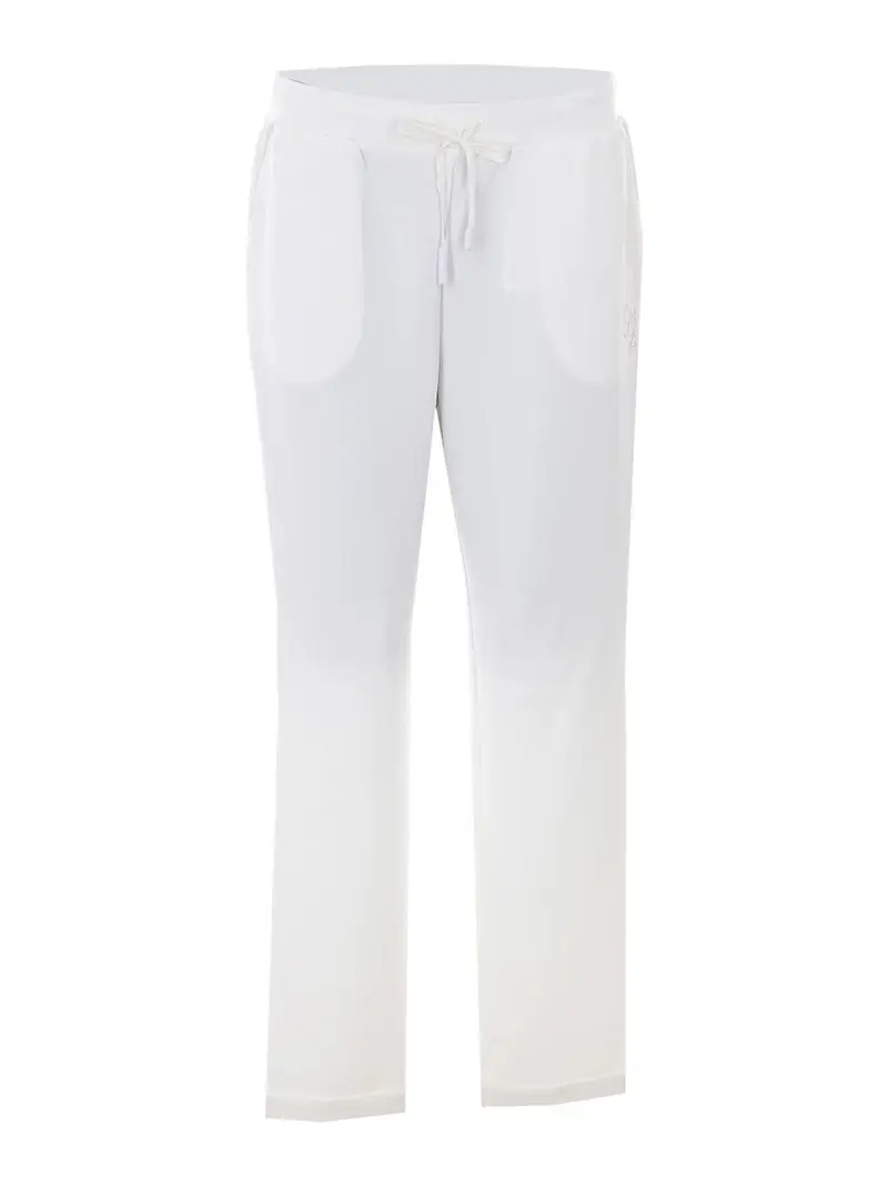 Pantaloni sportivi con logo Bianco