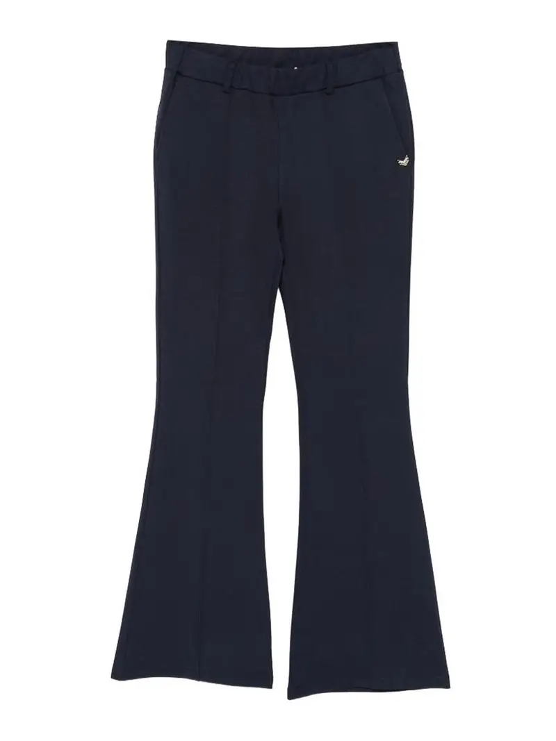 Pantaloni svasati blu navy