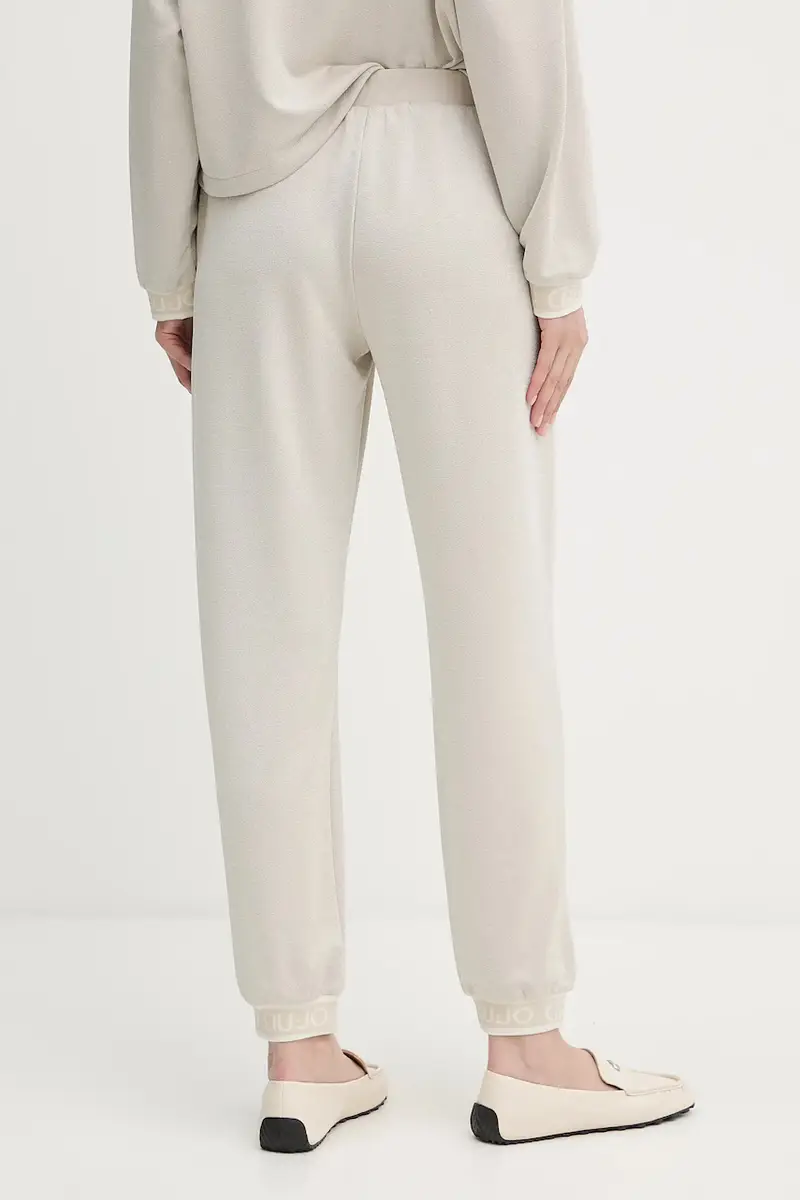 pantaloni tuta donna colore beige TF5284.J4747 miniatura 3