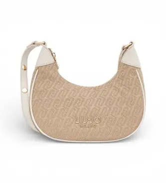 per donna AA6072 T378A Borsa a mezzaluna beige (OSFA), Casual, Poliestere