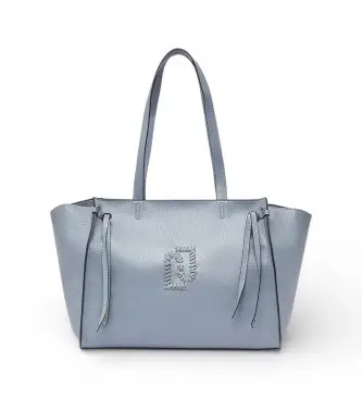 per donna AA6080 E1109 Grande borsa tote blu (OSFA), Casual, Cotone