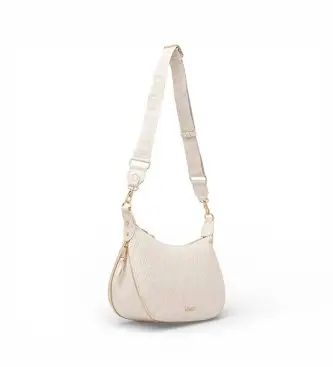 per donna AA6133 ES026 Borsa a mezzaluna beige (OSFA), Casual, Poliestere