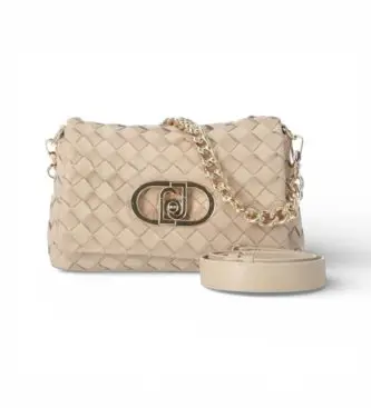 per donna AA6148 T385A Borsa a tracolla intrecciata beige (OSFA), Casual, Poliestere