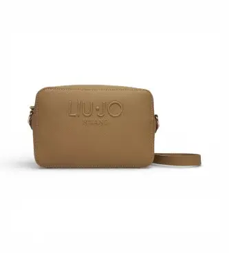 per donna AA6153 ES029 Borsa a tracolla con logo marrone (OSFA), Casual, Poliestere