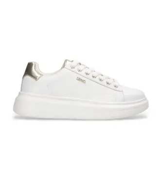 per donna BF5059PX748S1052 Sneakers in pelle conciata bianca (41), Bianco, 3 a 5cm, Stringhe, Casual
