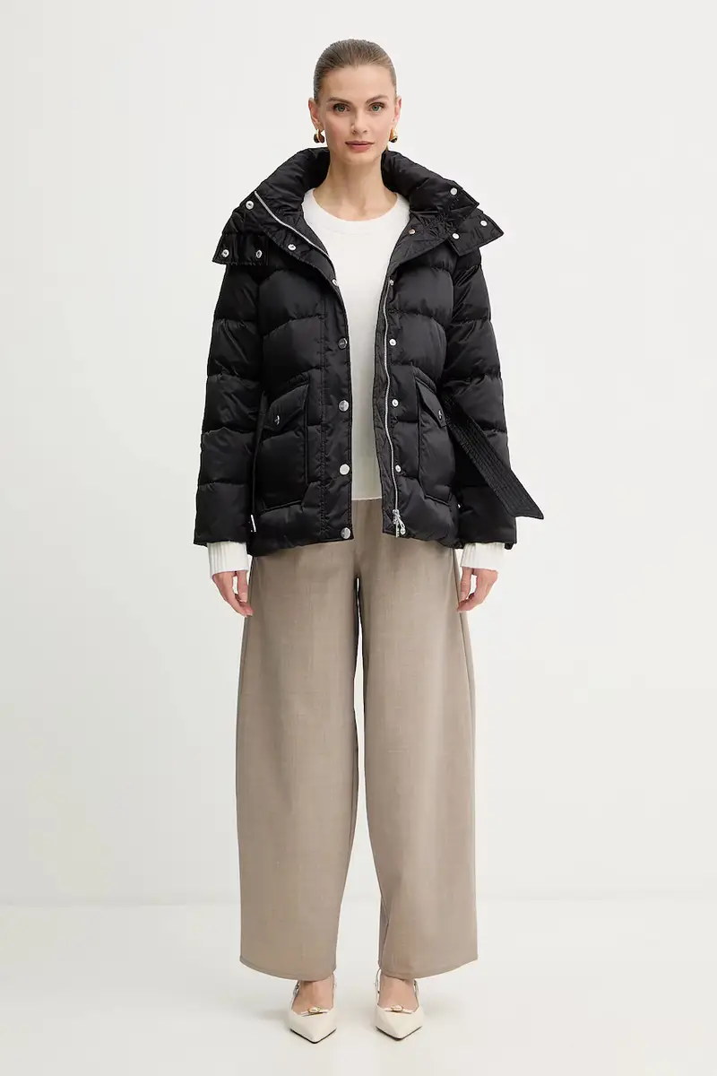 piumino colore nero MF5010 T017A miniatura 2