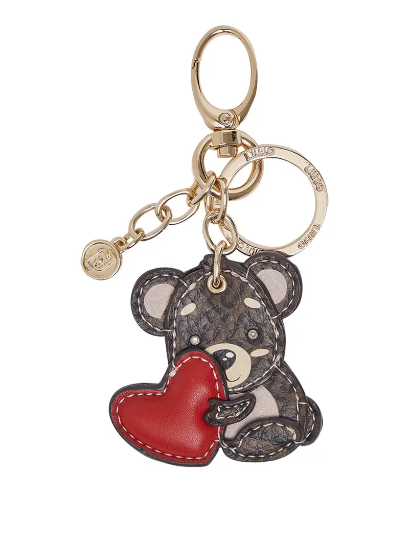 portachiavi liu jo bear key ring da donna - oro