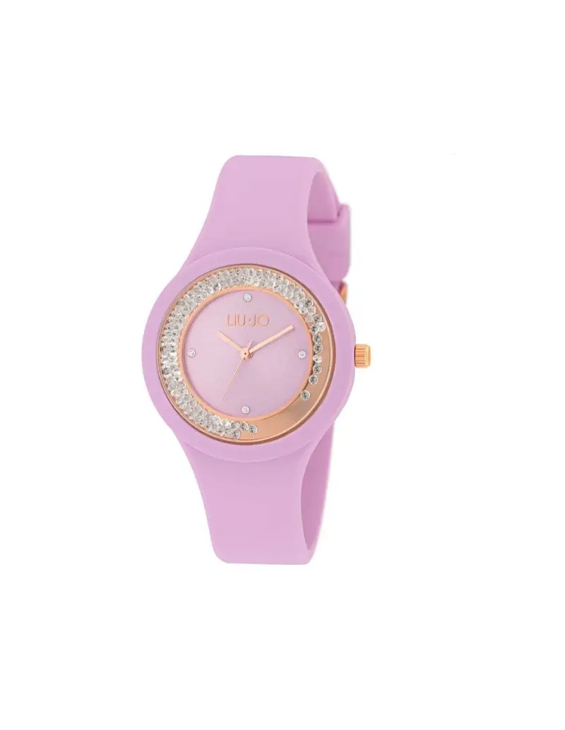 SALDI Orologio Liu-Jo LUXURY DANCING SPORT in Silicone - TLJ1421 Rose Gold Pink