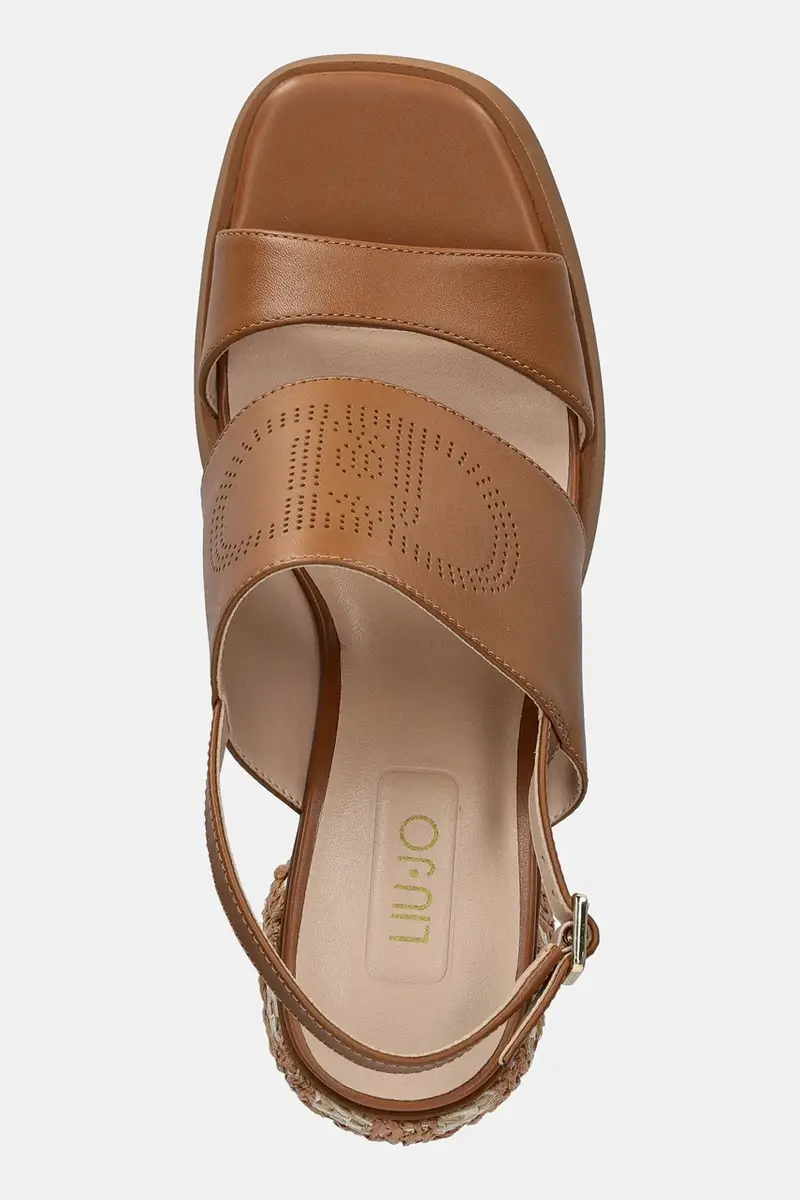 sandali in pelle GISELE 09 colore marrone SA5095P0102S1853 miniatura 4