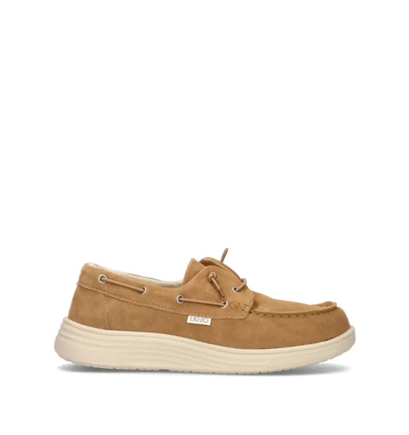 Scarpa barca uomo lion in suede Vario