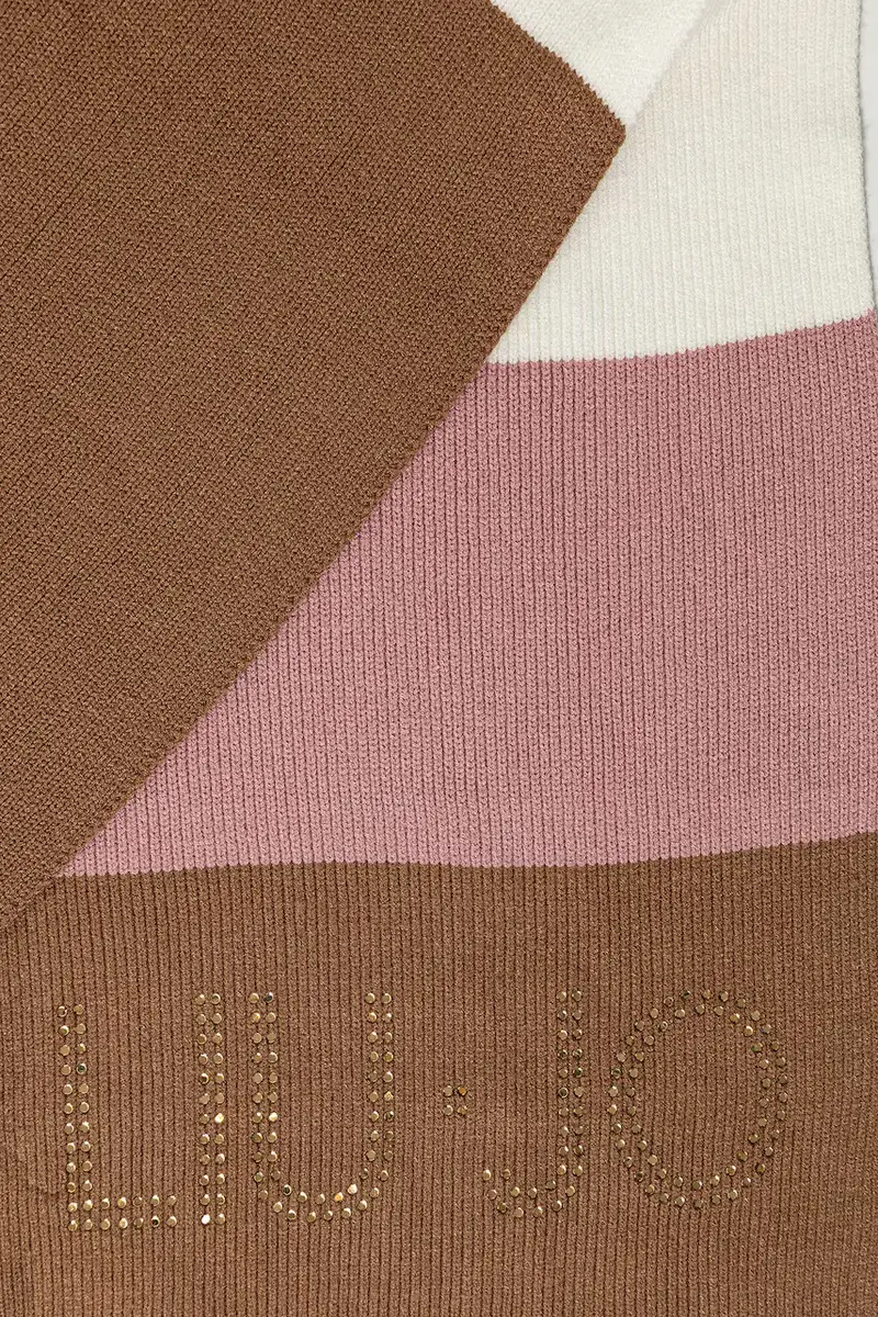 sciarpa donna colore marrone 2F5010.M0300 miniatura 3