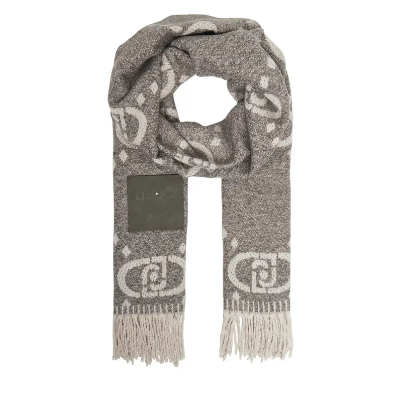 Sciarpa Liu Jo Stola Maxi Oval 2022F5038 T0300 Grigio