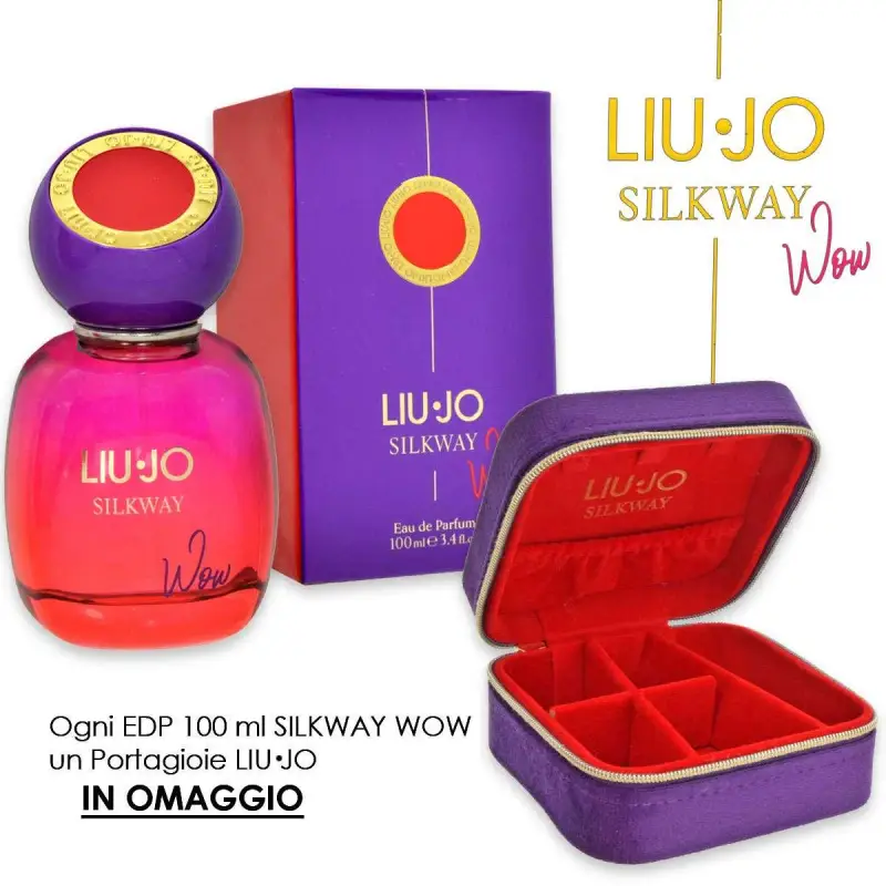 Liu-jo silkway wow edp 100 ml + portagioie omaggio