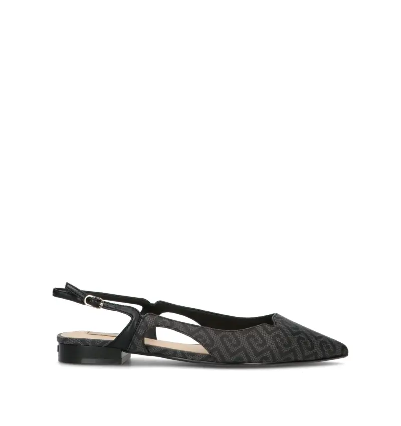 Slingback donna nera Vario