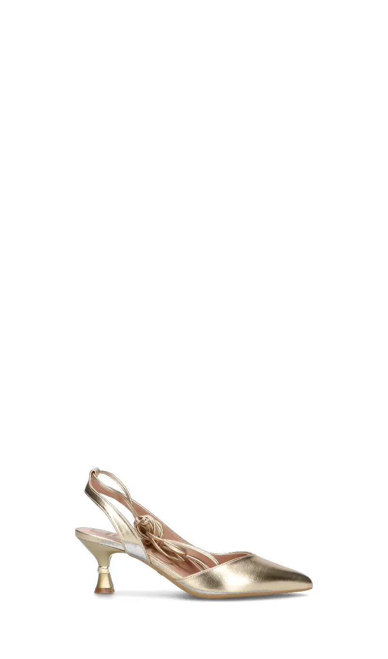 Slingback donna oro Vario