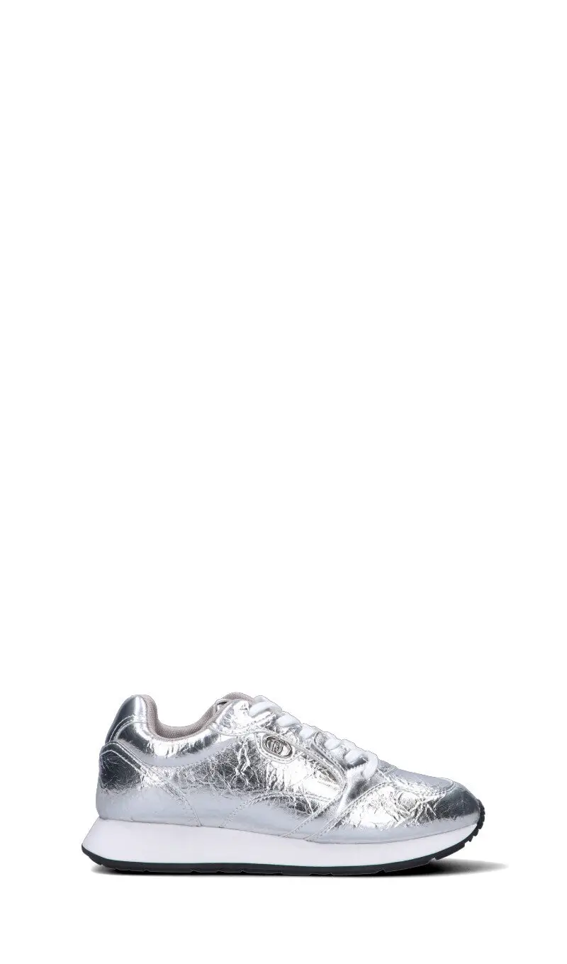 Sneaker donna argento Vario